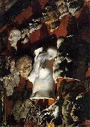 Adolph von Menzel The Studio Wall oil